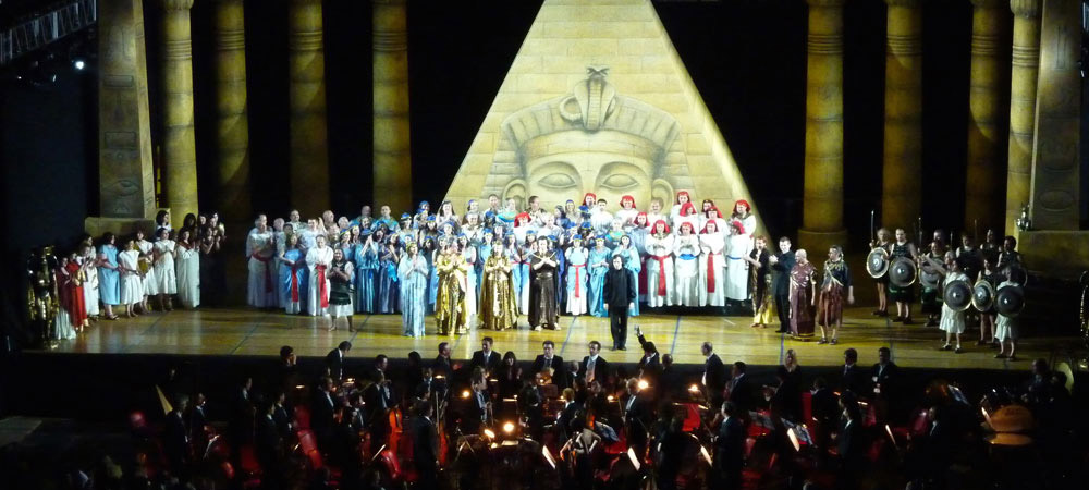 Palaromagna Forlì - Opera lirica Aida - Impianto d&b